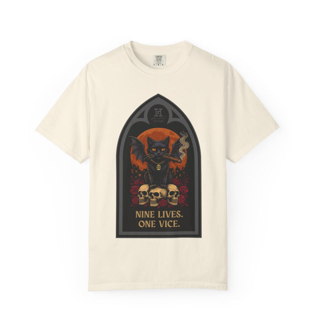 Black Cat. Nine Lives. One Vice. T-Shirt