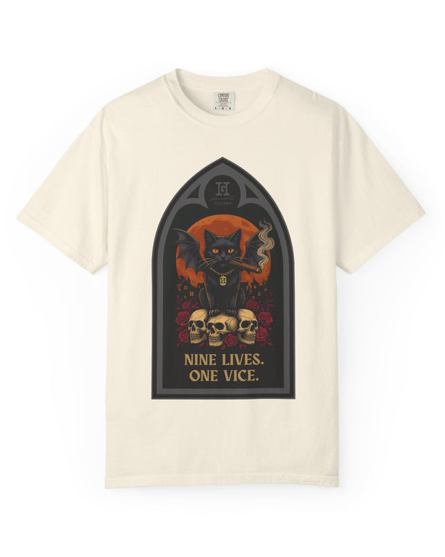 Black Cat. Nine Lives. One Vice. T-Shirt