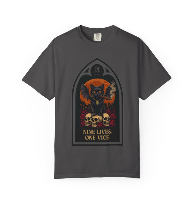 Black Cat. Nine Lives. One Vice. T-Shirt