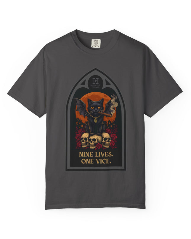 Black Cat. Nine Lives. One Vice. T-Shirt