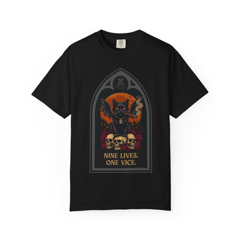 Black Cat. Nine Lives. One Vice. T-Shirt