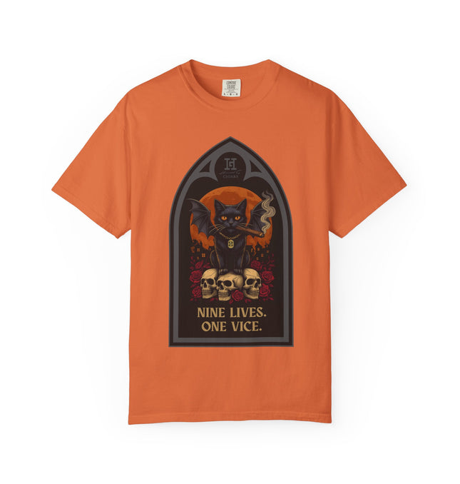 Black Cat. Nine Lives. One Vice. T-Shirt