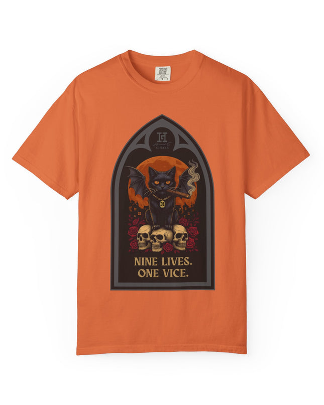 Black Cat. Nine Lives. One Vice. T-Shirt
