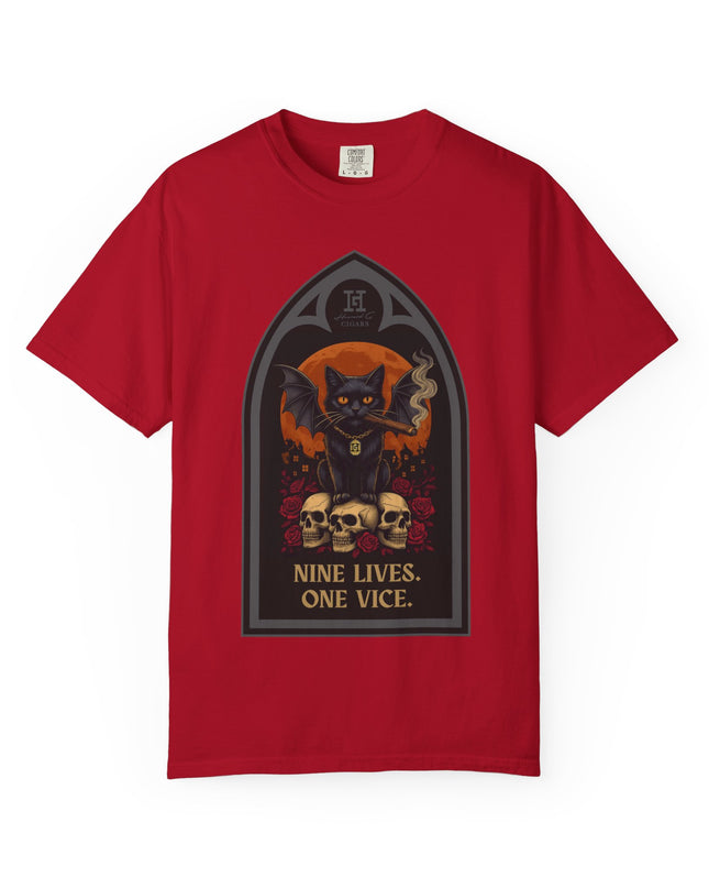 Black Cat. Nine Lives. One Vice. T-Shirt