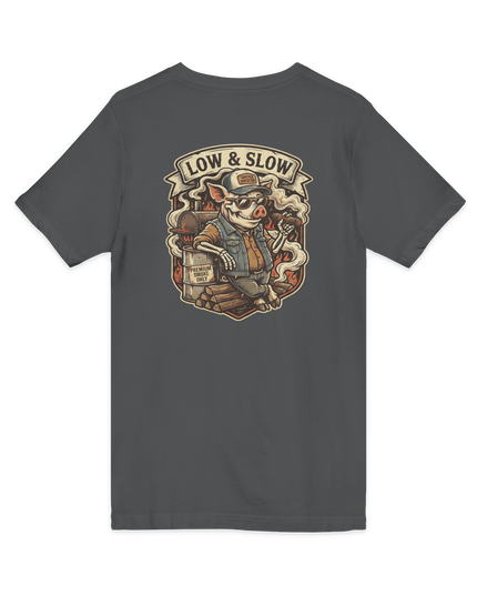 Low & Slow Burn Club V-Neck T-Shirt