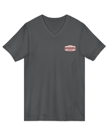 Low & Slow Burn Club V-Neck T-Shirt