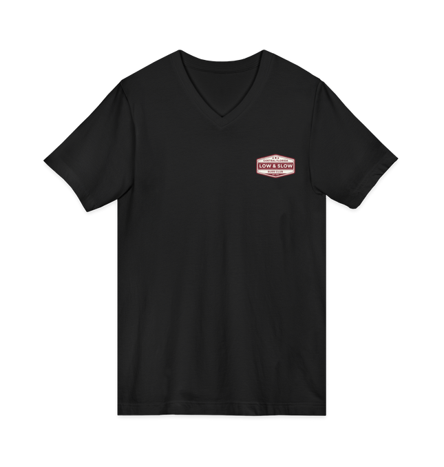 Low & Slow Burn Club V-Neck T-Shirt