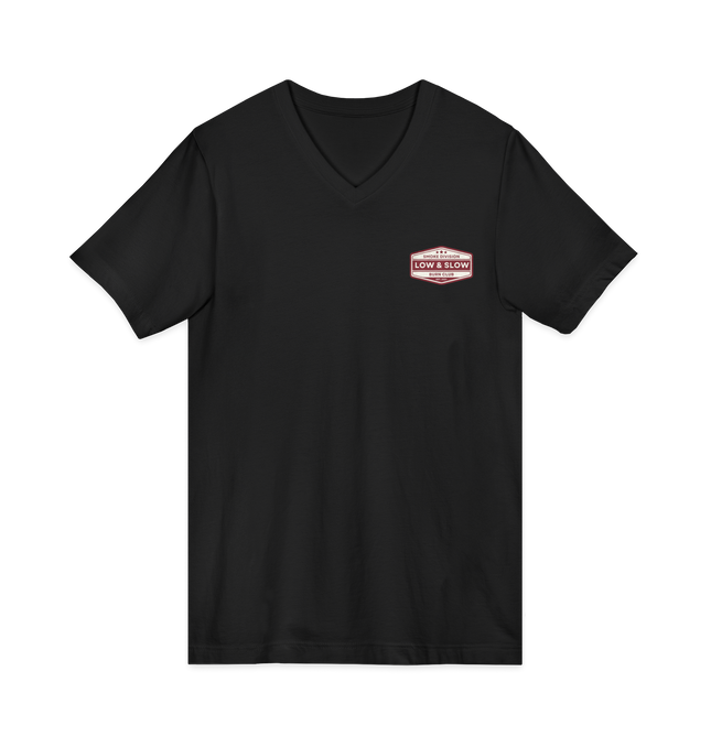 Low & Slow Burn Club V-Neck T-Shirt