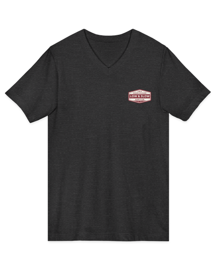 Low & Slow Burn Club V-Neck T-Shirt