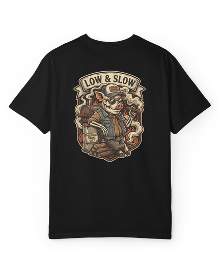 Low & Slow Burn Club Crew Neck T-Shirt