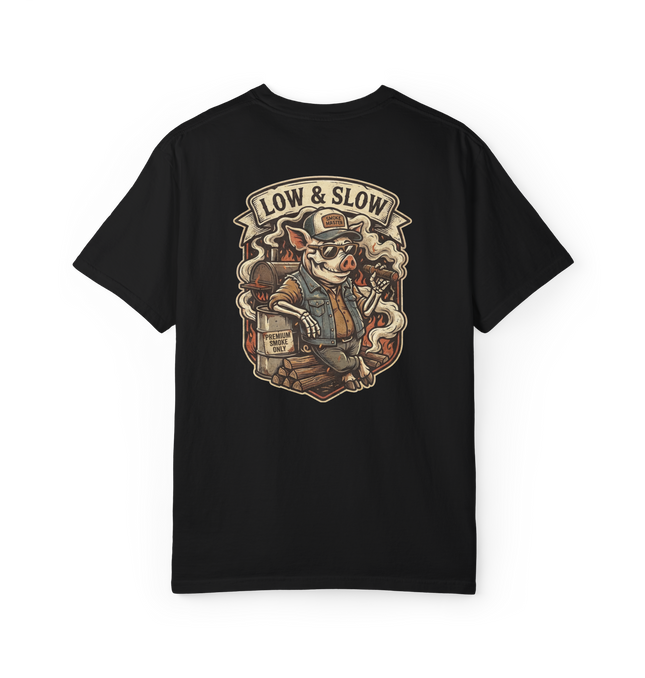Low & Slow Burn Club Crew Neck T-Shirt
