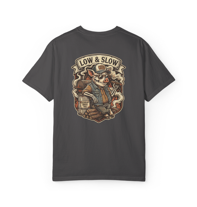 Low & Slow Burn Club Crew Neck T-Shirt