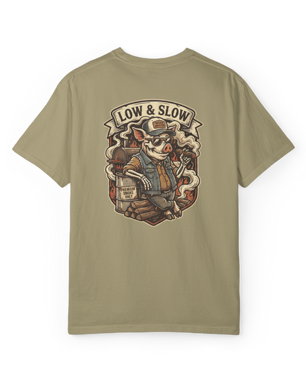 Low & Slow Burn Club Crew Neck T-Shirt
