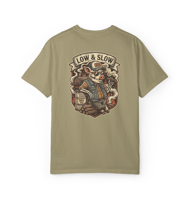 Low & Slow Burn Club Crew Neck T-Shirt