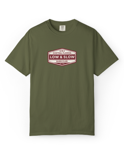 Low & Slow Burn Club Crew Neck T-Shirt