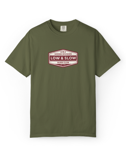 Low & Slow Burn Club Crew Neck T-Shirt