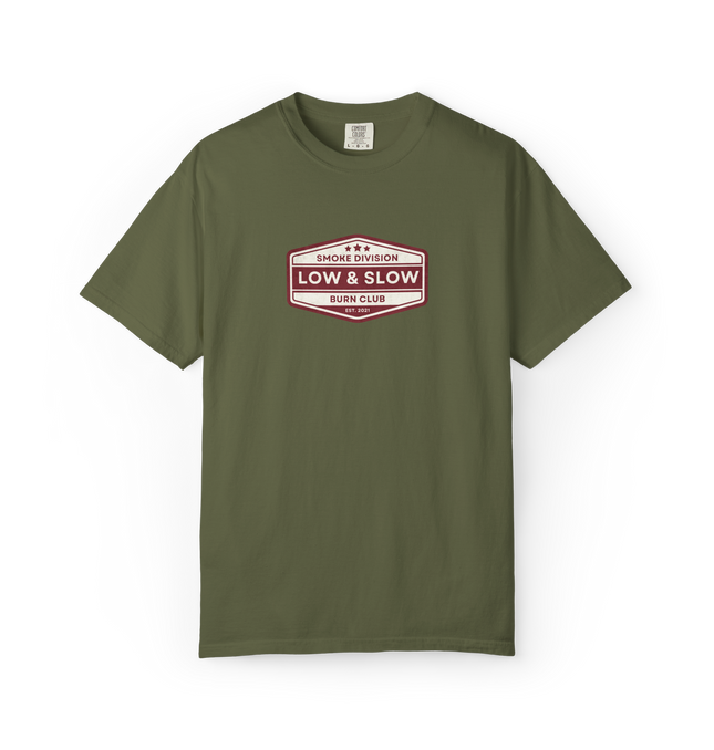 Low & Slow Burn Club Crew Neck T-Shirt