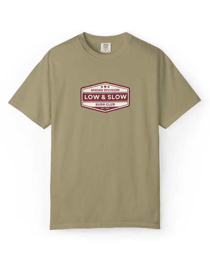 Low & Slow Burn Club Crew Neck T-Shirt
