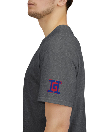 Gar Gear WE GOT ACTION! Drop #80 Heather Grey t-shirt – sleeve detail