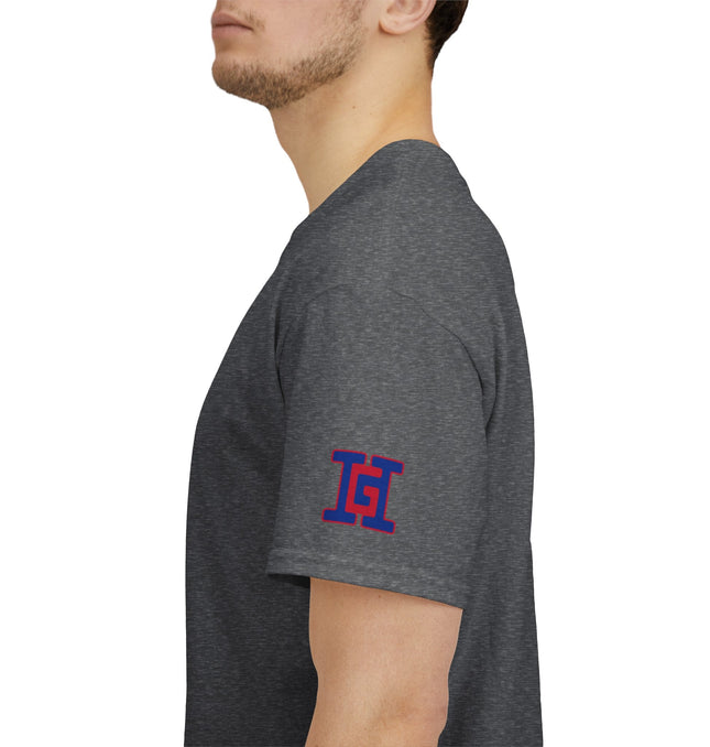 Gar Gear WE GOT ACTION! Drop #80 Heather Grey t-shirt – sleeve detail