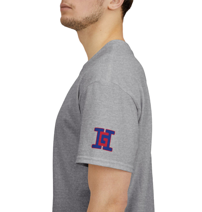 Gar Gear WE GOT ACTION! Drop #80 Sport Grey t-shirt – sleeve detail