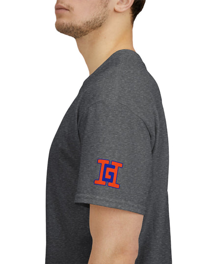 Gar Gear WE GOT ACTION! Drop #81 Heather Grey t-shirt – sleeve detail