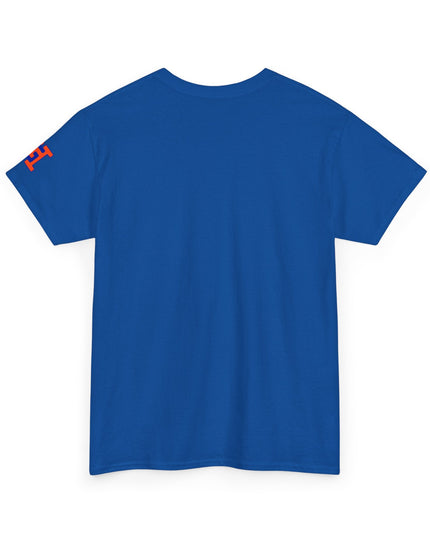 Gar Gear WE GOT ACTION! Drop #81 Royal Blue t-shirt – back print detail