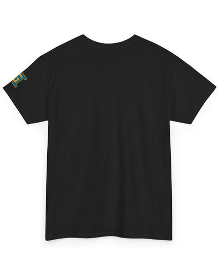 Gar Gear WE GOT ACTION! Drop #82 Black t-shirt – back print detail