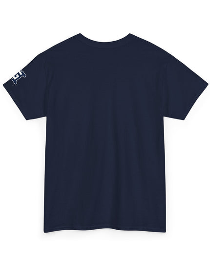Gar Gear WE GOT ACTION! Drop #83 Navy Blue t-shirt – back print detail