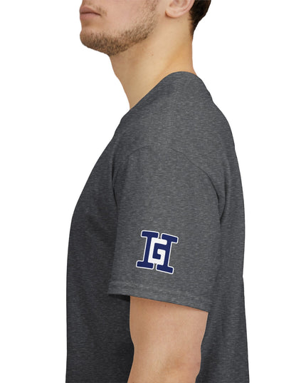 Gar Gear WE GOT ACTION! Drop #84 Heather Grey t-shirt – sleeve detail