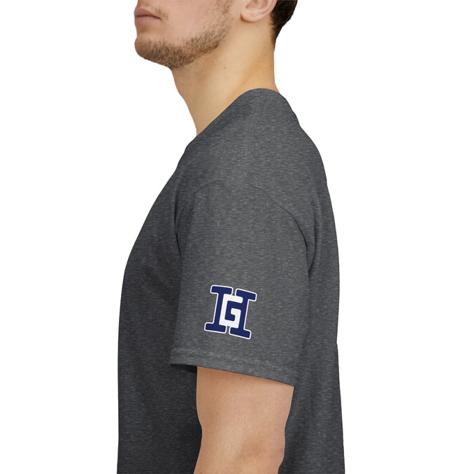 Gar Gear WE GOT ACTION! Drop #84 Heather Grey t-shirt – sleeve detail