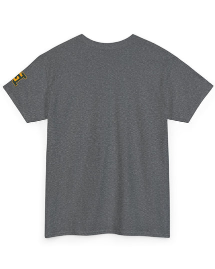 Gar Gear WE GOT ACTION! Drop #85 Heather Grey t-shirt – back print detail