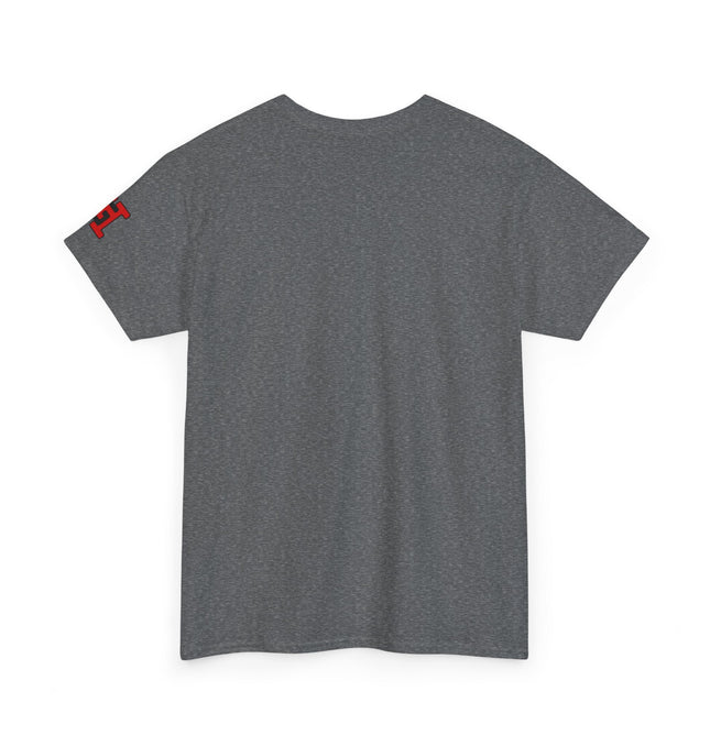 Gar Gear WE GOT ACTION! Drop #86 Heather Grey t-shirt – back print detail
