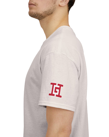 Gar Gear WE GOT ACTION! Drop #88 Ice Grey t-shirt – sleeve detail