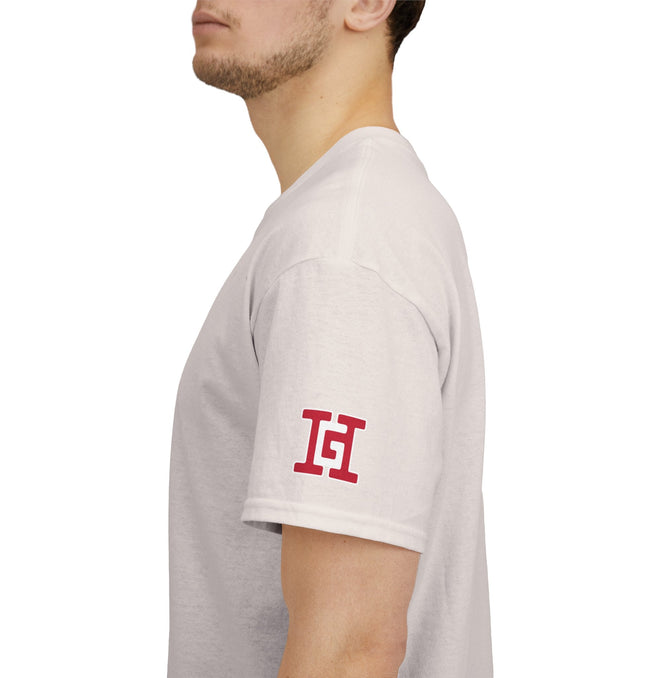 Gar Gear WE GOT ACTION! Drop #88 Ice Grey t-shirt – sleeve detail