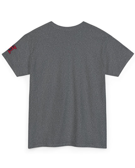 Gar Gear WE GOT ACTION! Drop #89 Heather Grey t-shirt – back print detail