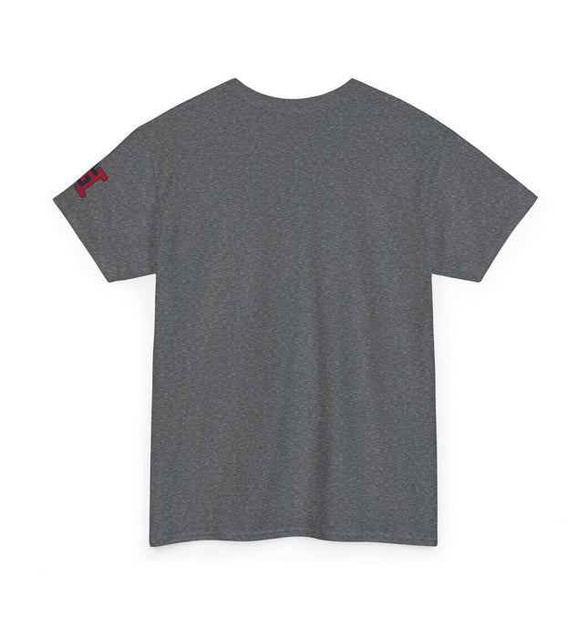 Gar Gear WE GOT ACTION! Drop #89 Heather Grey t-shirt – back print detail