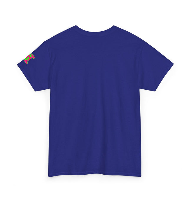 Gar Gear WE GOT ACTION! Drop #90 Cobalt t-shirt – back print detail