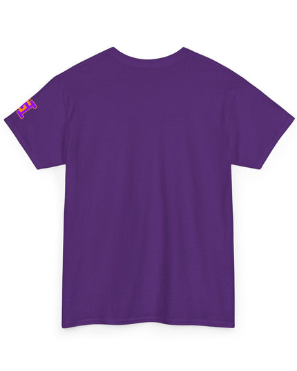 Gar Gear WE GOT ACTION! Drop #93 Purple t-shirt – back print detail