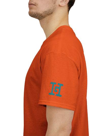 Gar Gear WE GOT ACTION! Drop #95 Orange t-shirt – sleeve detail