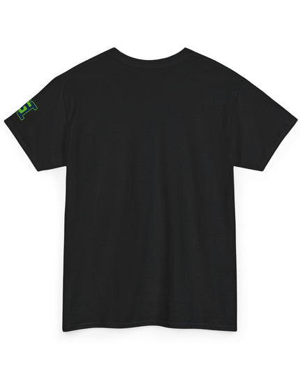 Gar Gear WE GOT ACTION! Drop #96 Black t-shirt – back print detail