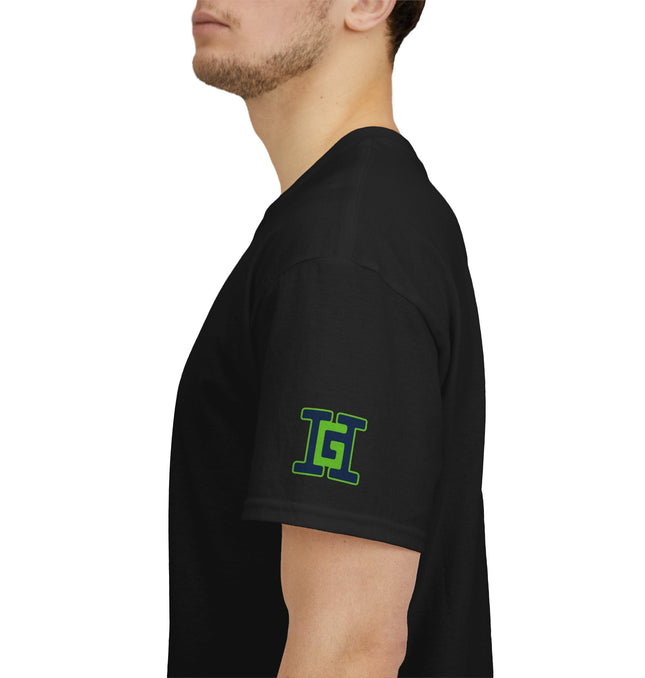Gar Gear WE GOT ACTION! Drop #96 Black t-shirt – sleeve detail