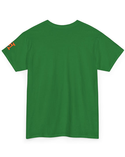 Gar Gear WE GOT ACTION! Drop #98 Turf Green t-shirt – back print detail
