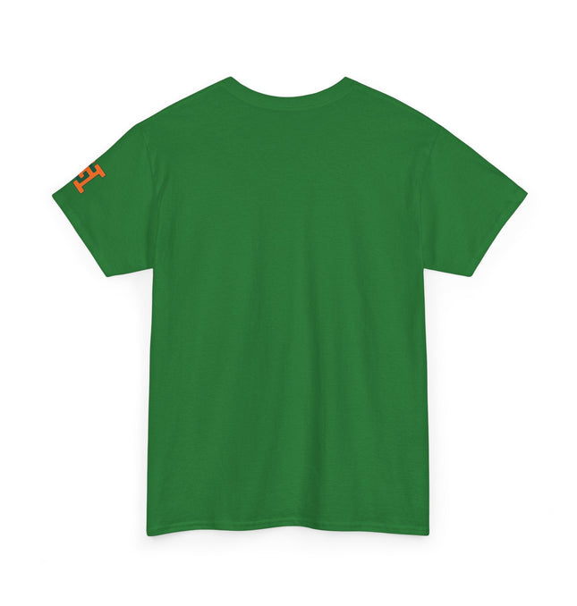 Gar Gear WE GOT ACTION! Drop #98 Turf Green t-shirt – back print detail