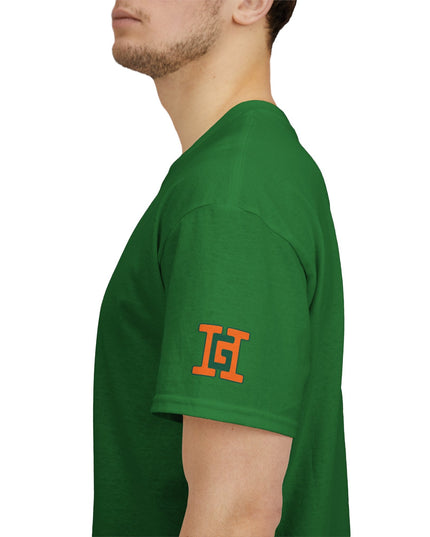 Gar Gear WE GOT ACTION! Drop #98 Turf Green t-shirt – sleeve detail