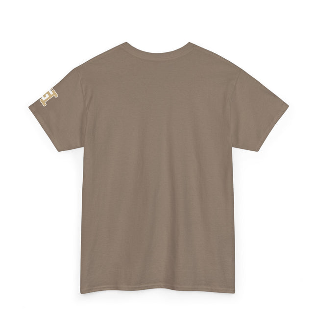 Gar Gear WE GOT ACTION! Drop #99 Brown t-shirt – back print detail