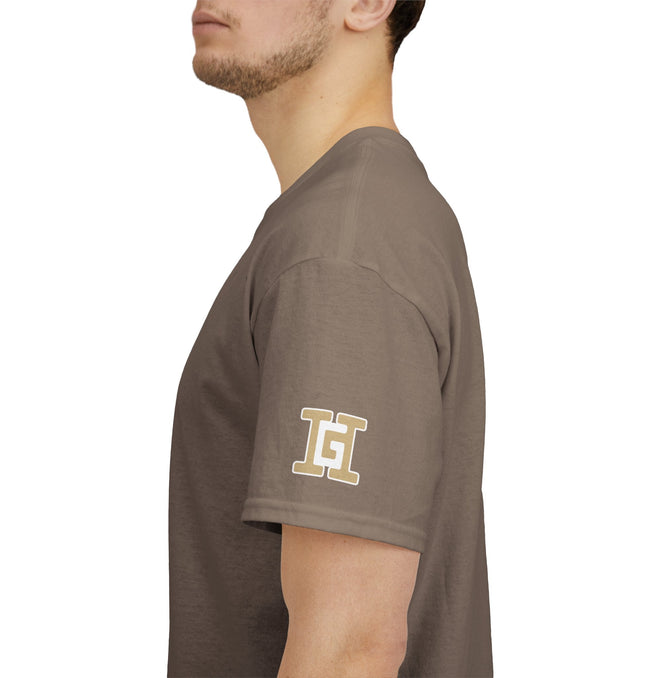 Gar Gear WE GOT ACTION! Drop #99 Brown t-shirt – sleeve detail