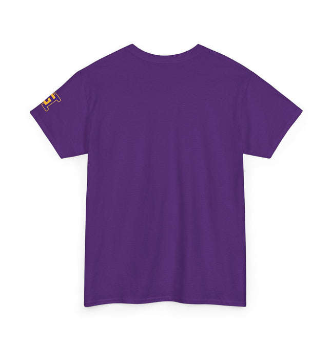 Gar Gear WE GOT ACTION! Drop #101 Purple t-shirt – back print detail
