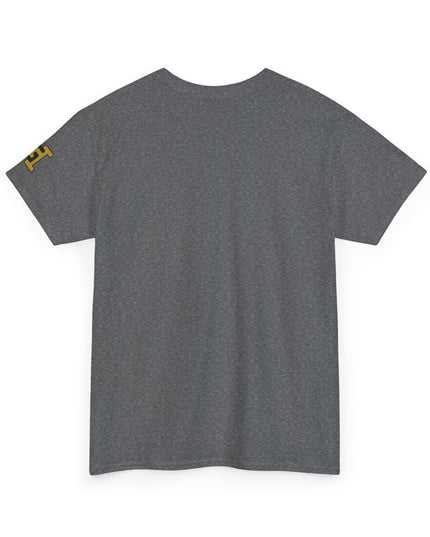 Gar Gear WE GOT ACTION! Drop #102 Heather Grey t-shirt – back print detail
