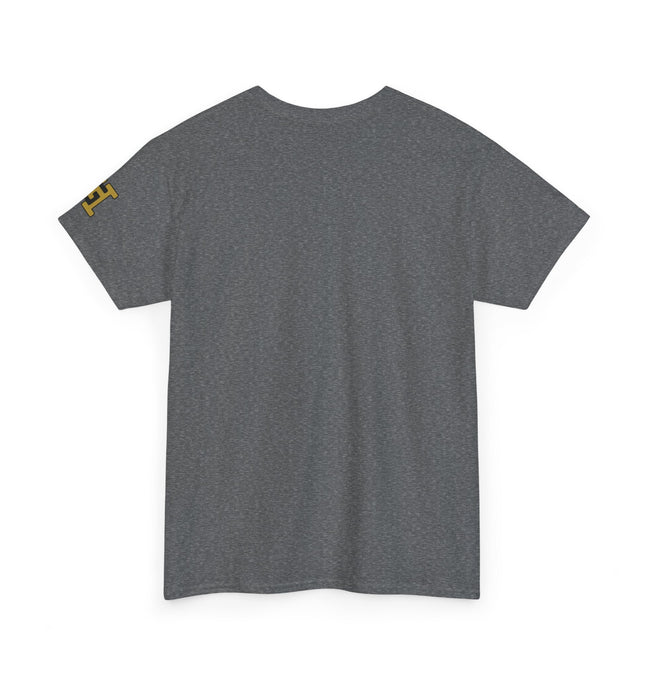 Gar Gear WE GOT ACTION! Drop #102 Heather Grey t-shirt – back print detail